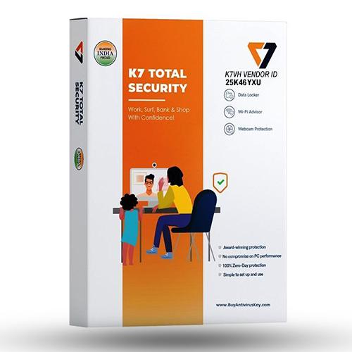 K7 Total Security 3 User - 1 Year ( Single Key )